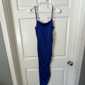 Emerald Sundae Royal Blue Spaghetti-Strap Maxi Dress